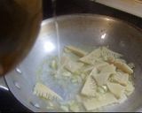筍（タケノコ）と鶏肉の和風パスタ作り方6写真