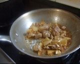 筍（タケノコ）と鶏肉の和風パスタ作り方8写真