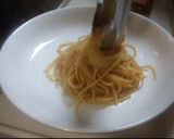 筍（タケノコ）と鶏肉の和風パスタ作り方9写真