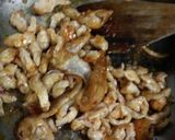鶏肉で青椒牛肉絲（チンジャオロース）作り方7写真