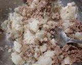残ったハンバーグで「ポテトオムレツ」作り方4写真