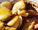 ムキタケと根菜の煮物作り方1写真