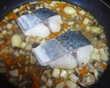 鰆ときのことサラダ豆のクリーム煮作り方4写真