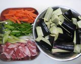 なすとピーマンの味噌炒め作り方1写真
