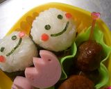 ほのぼの~おにぎり☆キャラ弁作り方3写真
