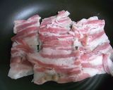 カリカリ豚バラの卵とじ☆おろしポン酢で作り方2写真