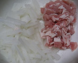 大根と豚肉でちぢみ風作り方1写真