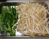 もやしとピーマンのアーモンド和え作り方1写真