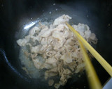 たけのこと豚こま肉の味噌炒め作り方4写真