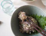 鯵の白ごまなめろう作り方4写真