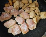 鶏むね肉のごまチーズ甘酢合え作り方4写真