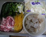 野菜たっぷり！こんにゃく炒め作り方1写真