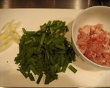 豚肉としらたき♪卵の辛み炒め★作り方2写真