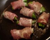スナップえんどうの豚肉巻き☆新玉ソース☆作り方6写真