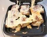 ホットサンドパンでレンジ茄子のチーズ焼き作り方3写真