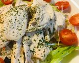 シンプルチキン●鶏肉の塩炒めサラダ仕立て作り方2写真