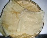 鶏挽き肉の湯葉巻き作り方1写真