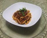 マンマの味♪ワインで贅沢ミートパスタ作り方10写真