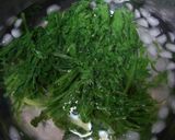 簡単！菊菜（春菊）のめんつゆマヨ和え☆作り方2写真