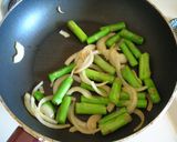 アスパラと柚子こしょうの旬炒め♪作り方4写真