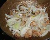 簡単！早い！ほたて卵とじ丼作り方2写真
