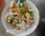 お一人様野菜たっぷり洋風天津飯味親子丼作り方10写真