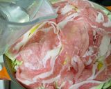 春キャベツと豚の味噌コーンバター北海蒸煮作り方4写真
