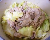 春キャベツと豚の味噌コーンバター北海蒸煮作り方7写真