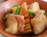 *鶏肉とたけのこの煮物*作り方6写真
