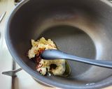 秋の夕飯！エリンギと秋鮭の和風醤油パスタ作り方3写真