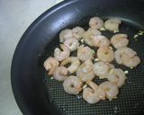 海老とせりの塩炒め作り方4写真