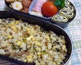 豚ひきと小松菜と卵のオイ酢ぃ～混ぜご飯✿作り方6写真