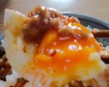 朝ご飯♪納豆と半熟たまごのとろとろ丼♪作り方5写真