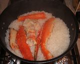 贅沢な蟹ご飯♪作り方3写真