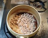 豚挽き肉とニンニク風味の味噌あん厚揚げ作り方1写真
