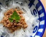 +新玉ねぎ no ひき肉オニオンソース+作り方4写真