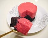 ラズベリーとココアのムースケーキ♡作り方27写真