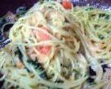 たらこのトマトクリームパスタ作り方4写真
