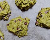 ★オーツブランとアーモンドの抹茶小豆ぱん作り方5写真