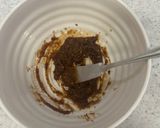 モロヘイヤとなめことおくらのごま味噌和え作り方5写真