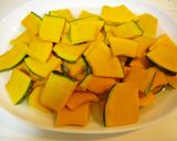 カレー味☆甘み引き立つかぼちゃだけサラダ作り方2写真