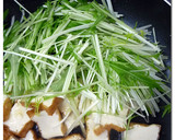 サラダ水菜と厚揚げの ♪ サッと煮 ♪作り方3写真