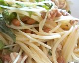 さっぱり♪ささみとかいわれの梅鰹パスタ作り方5写真