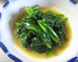 ほうれん草：バター醤油炒め作り方4写真