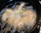 簡単で節約料理　豚コマとゴボウのかき揚げ作り方8写真