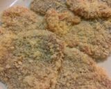 少ない油で衣は卵不使用のトンカツです♬作り方3写真
