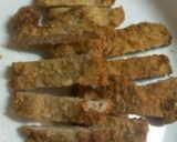 少ない油で衣は卵不使用のトンカツです♬作り方5写真