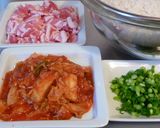 ♕豚キムチの炊き込みご飯♕作り方1写真