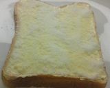簡単朝食トースト★チーズ・シュガーバター作り方2写真