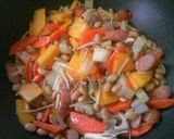 もやし、蓮根、人参、南瓜、大豆炒め作り方12写真